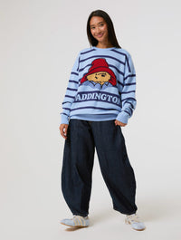 Paddington x Skinnydip Stripe Knitted Jumper Jumpers & Cardigans Skinnydip London