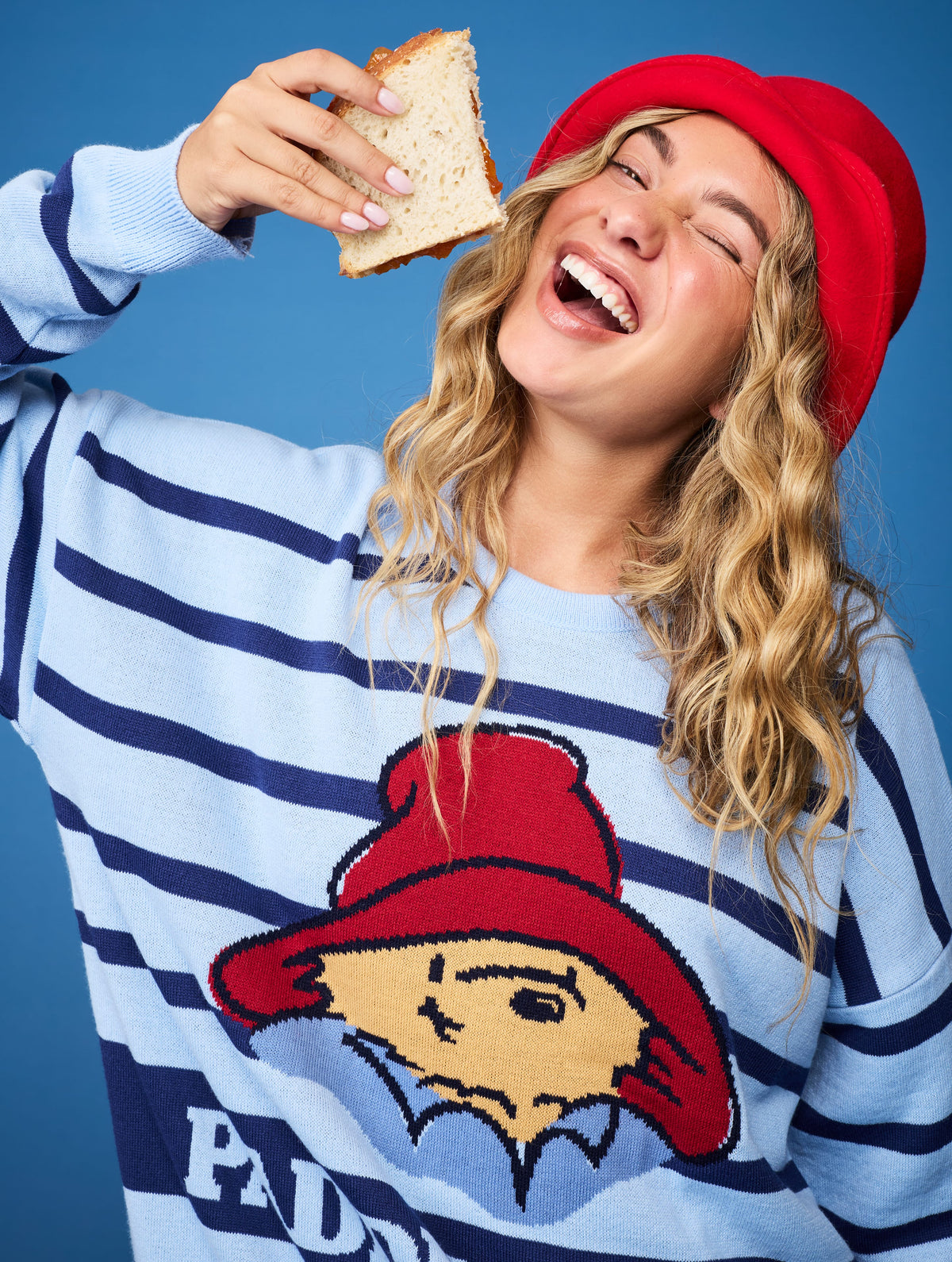 Paddington x Skinnydip Stripe Knitted Jumper Jumpers & Cardigans Skinnydip London