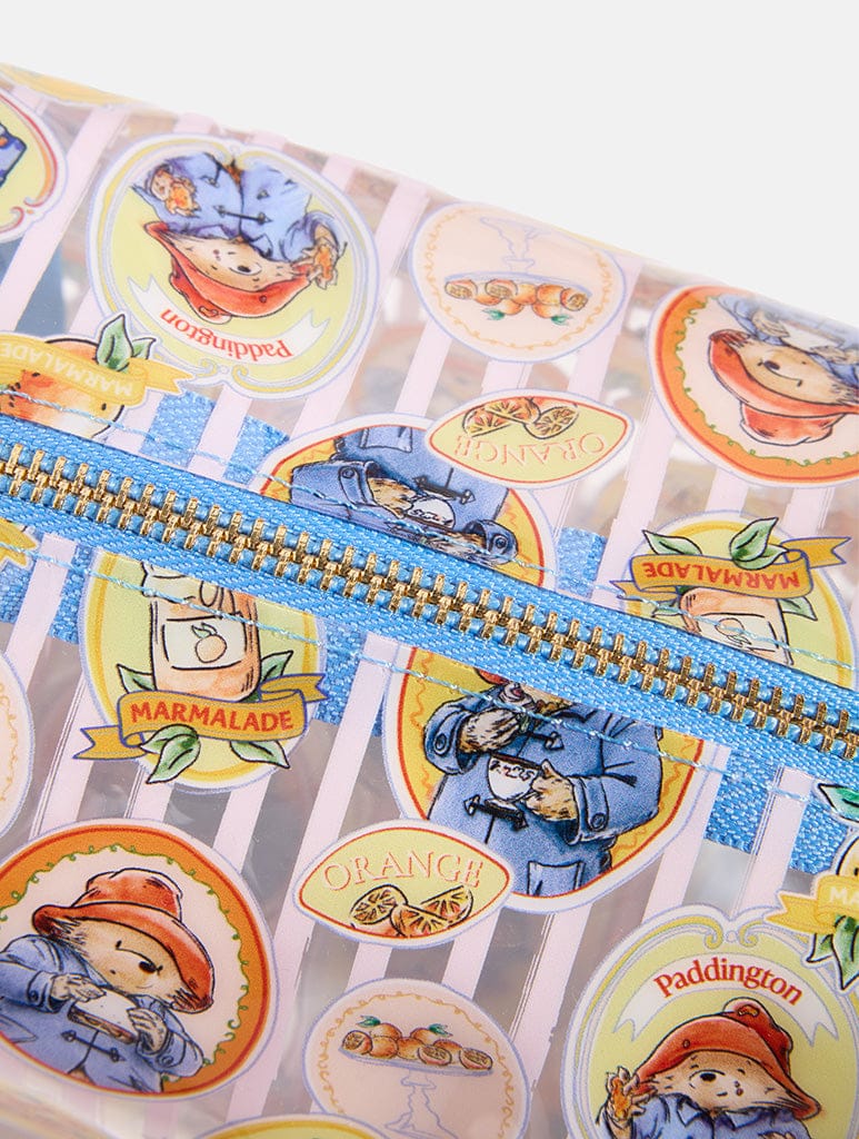 Paddington x Skinnydip Striped Badge Makeup Bag Makeup Bags & Wash Bags Skinnydip London
