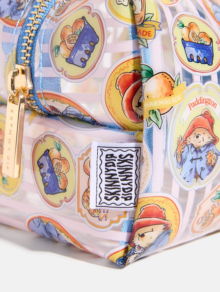 Paddington x Skinnydip Striped Badge Makeup Bag Makeup Bags & Wash Bags Skinnydip London