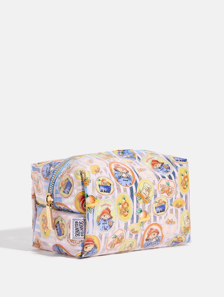 Paddington x Skinnydip Striped Badge Makeup Bag Makeup Bags & Wash Bags Skinnydip London