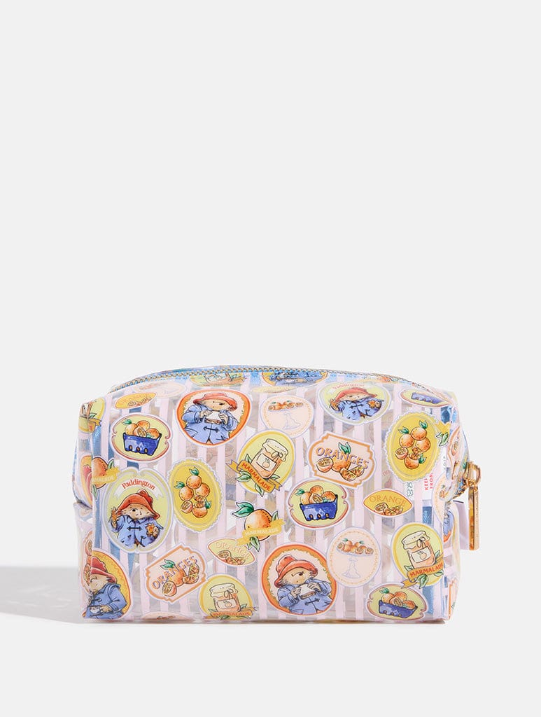 Paddington x Skinnydip Striped Badge Makeup Bag Makeup Bags & Wash Bags Skinnydip London