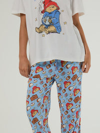 Paddington x Skinnydip T-Shirt and Trouser Pyjama Set with Eye Mask Lingerie & Nightwear Skinnydip London