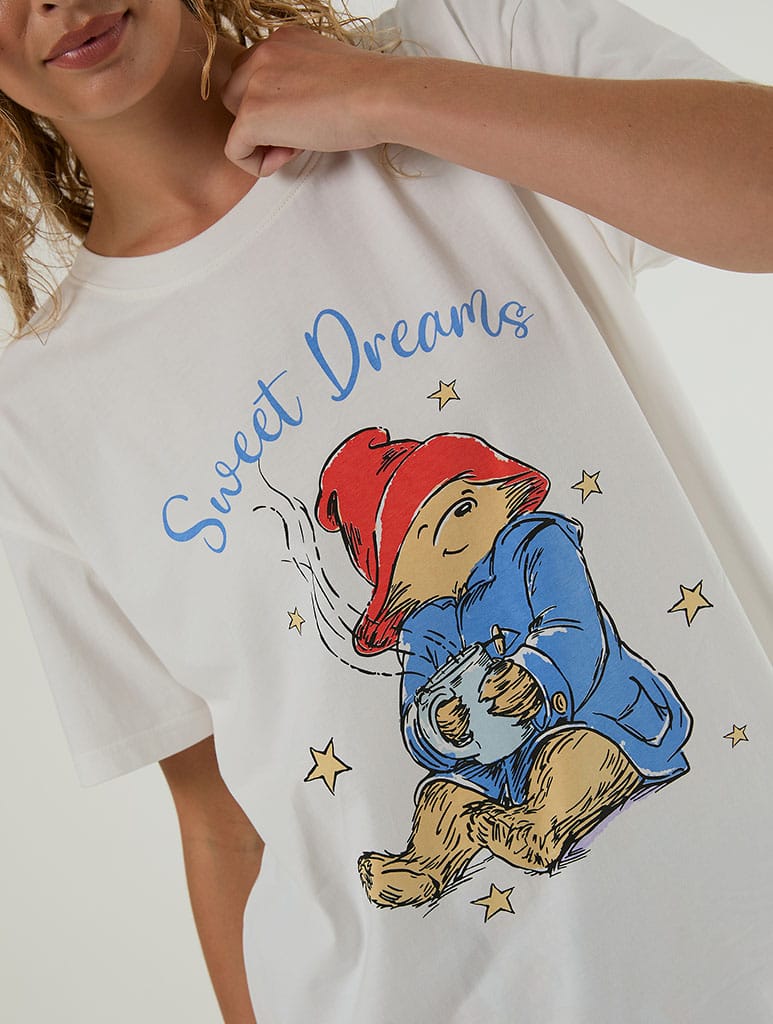 Paddington x Skinnydip T-Shirt and Trouser Pyjama Set with Eye Mask Lingerie & Nightwear Skinnydip London