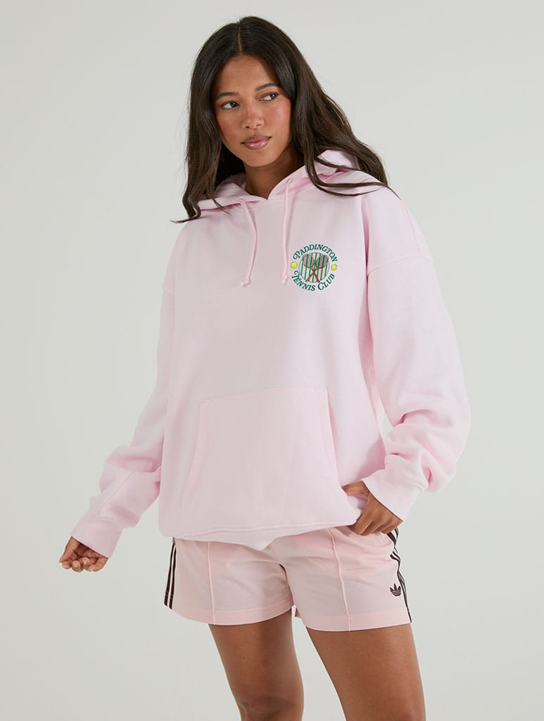 Paddington x Skinnydip Tennis Club Hoodie In Pink Hoodies & Sweatshirts Skinnydip London