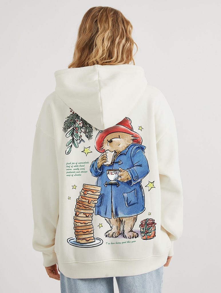 Paddington x Skinnydip Wishlist Hoodie In White Hoodies & Sweatshirts Skinnydip London