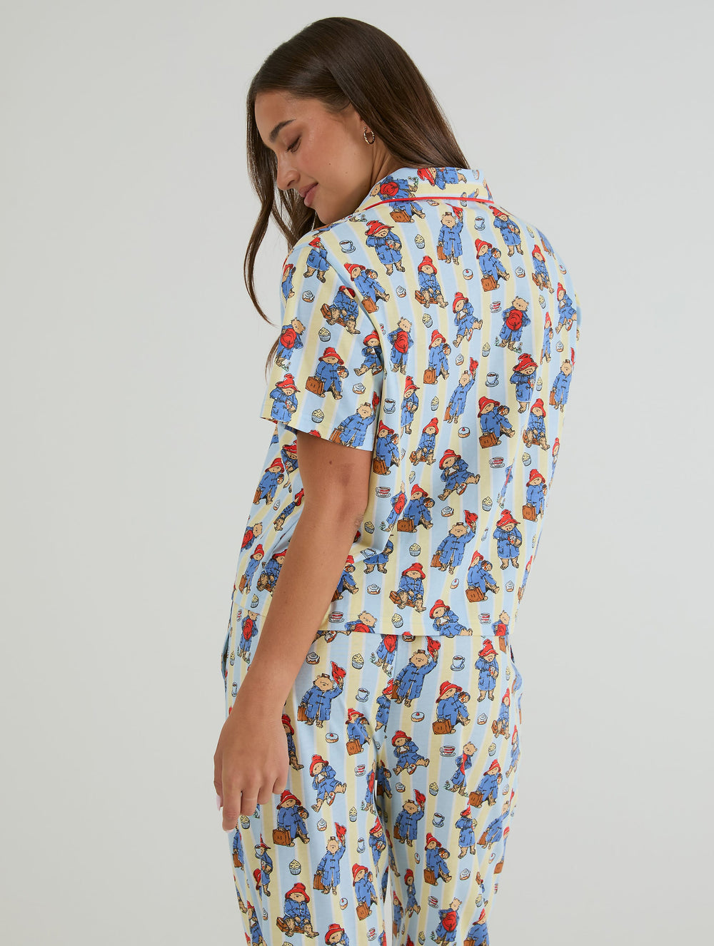 Paddington x Skinnydip Yellow Stripe Pyjama Set Lingerie & Nightwear Skinnydip London