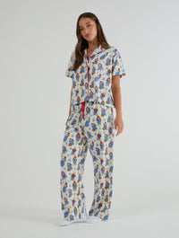 Paddington x Skinnydip Yellow Stripe Pyjama Set Lingerie & Nightwear Skinnydip London