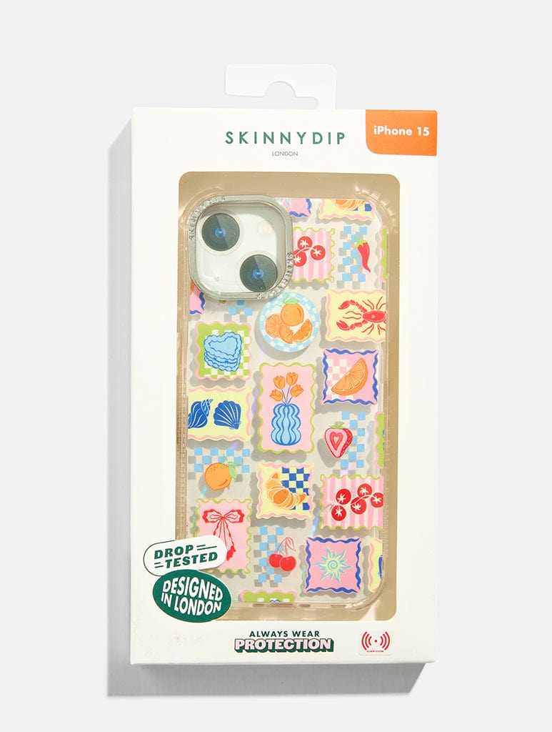 Patchwork Picnic Shock iPhone Case Phone Cases Skinnydip London