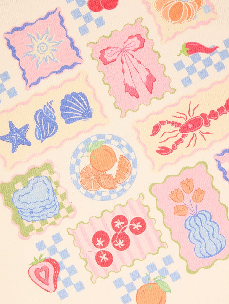 Patchwork Tote Bag Printed Tote Bags Skinnydip London