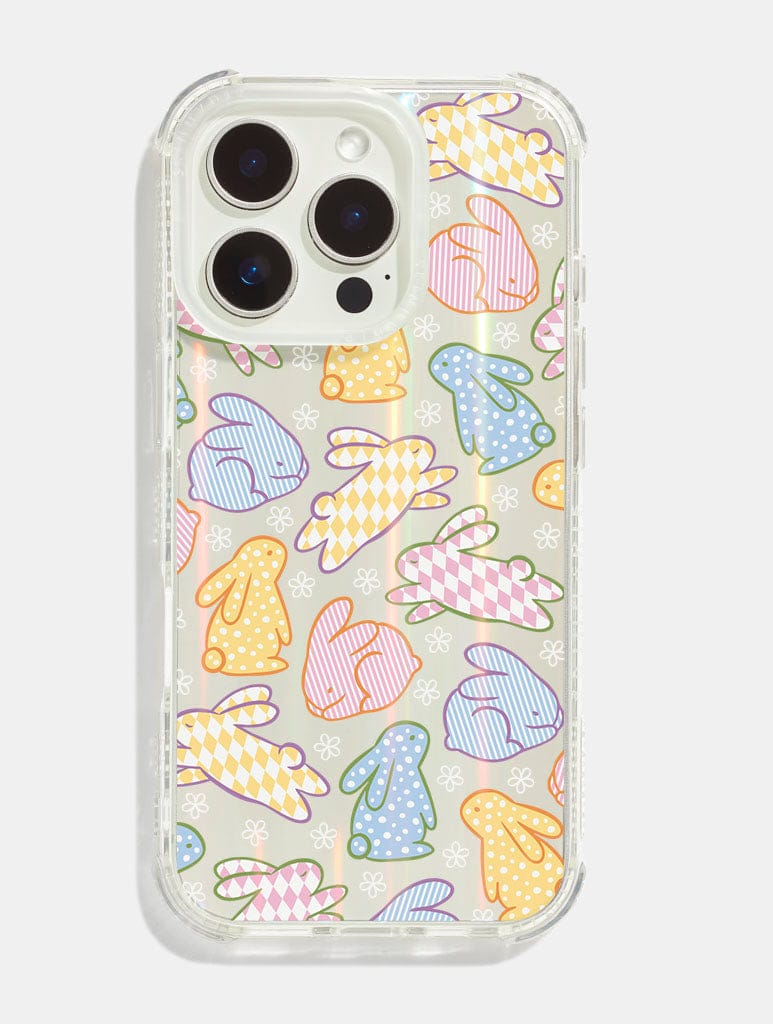 Patterned Bunnies Shock iPhone Case Phone Cases Skinnydip London
