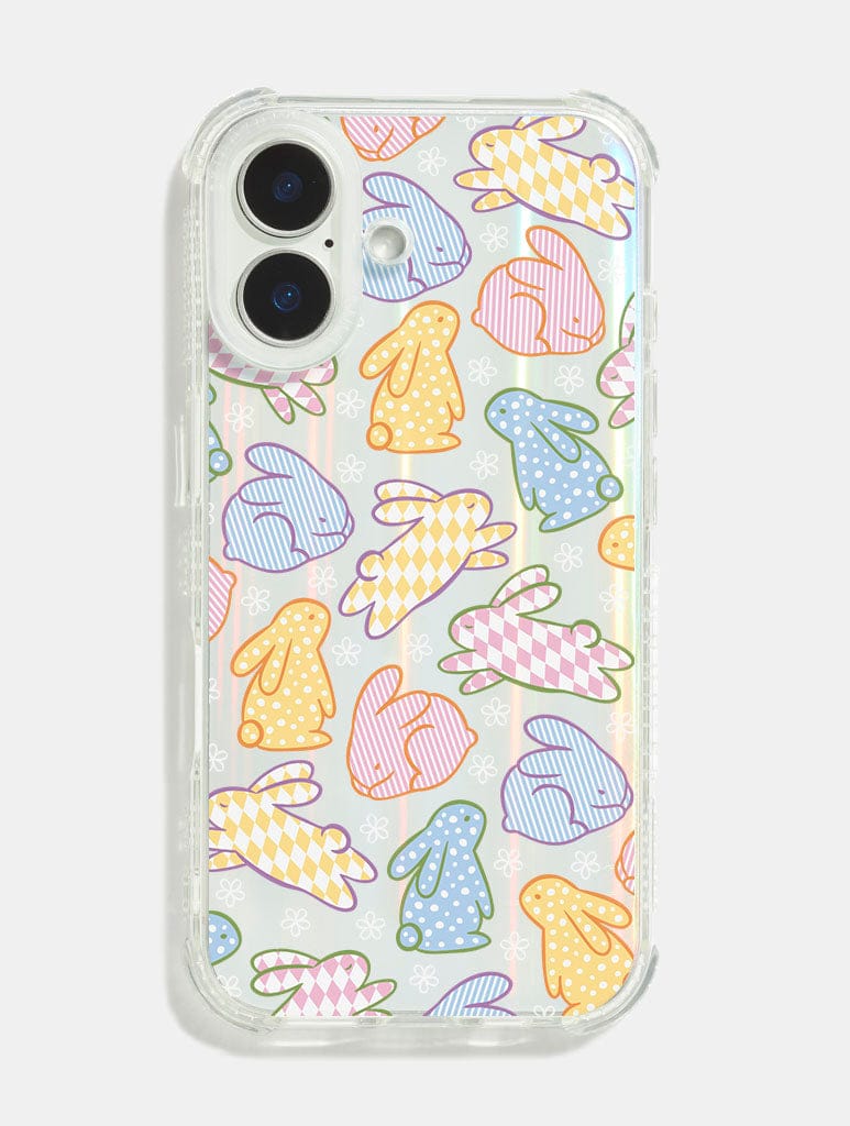 Patterned Bunnies Shock iPhone Case Phone Cases Skinnydip London