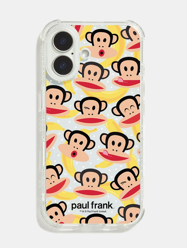 Paul Frank x Skinnydip Banana Pattern Shock iPhone Case Phone Cases Skinnydip London