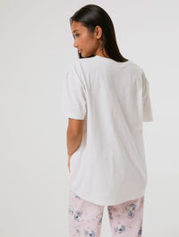 Peanuts x Skinnydip Snoopy Chill T-Shirt and Trouser Set with Eye Mask Lingerie & Nightwear Skinnydip London