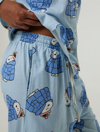 Peanuts x Skinnydip Snoopy Coat Pyjama Set with Scrunchie Lingerie & Nightwear Skinnydip London