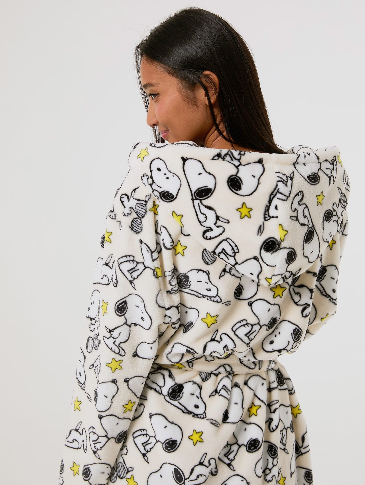 Peanuts x Skinnydip Snoopy Fleece Dressing Gown Lingerie & Nightwear Skinnydip London