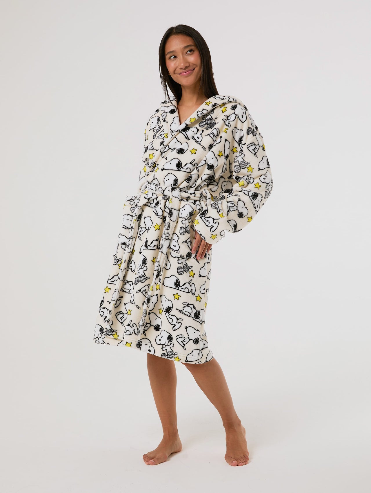 Peanuts x Skinnydip Snoopy Fleece Dressing Gown Lingerie & Nightwear Skinnydip London