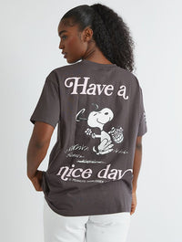 Peanuts x Skinnydip Snoopy Have A Nice Day T-Shirt Tops & T-Shirts Skinnydip London
