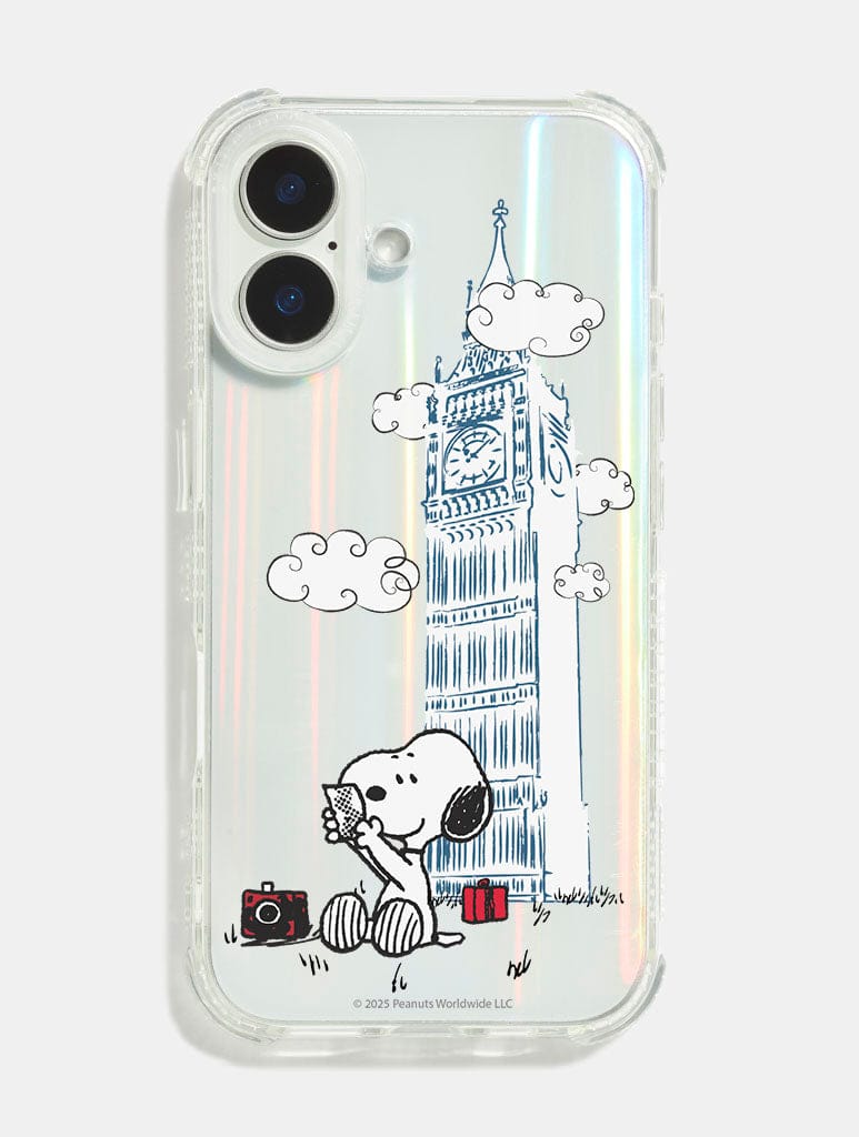 Peanuts x Skinnydip Snoopy In London Shock iPhone Case Phone Cases Skinnydip London