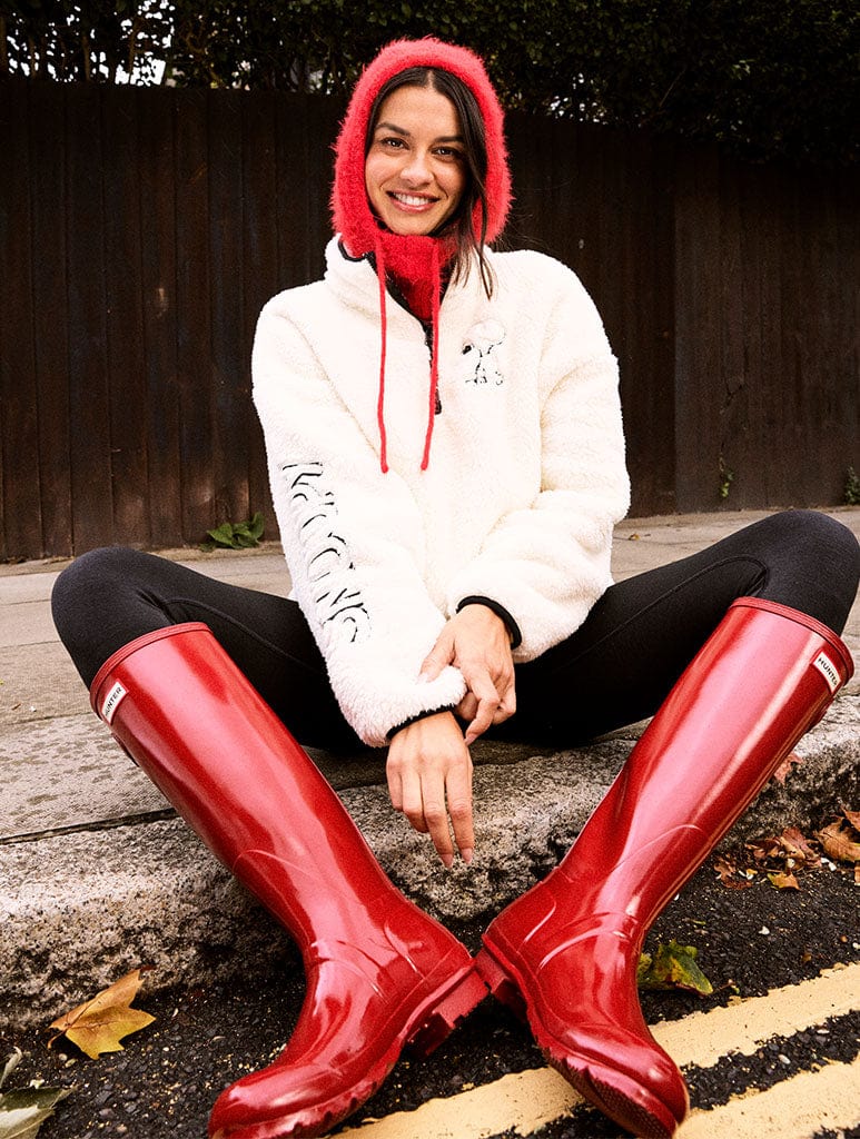 Peanuts x Skinnydip Snoopy Longline Fleece Coats & Jackets Skinnydip London