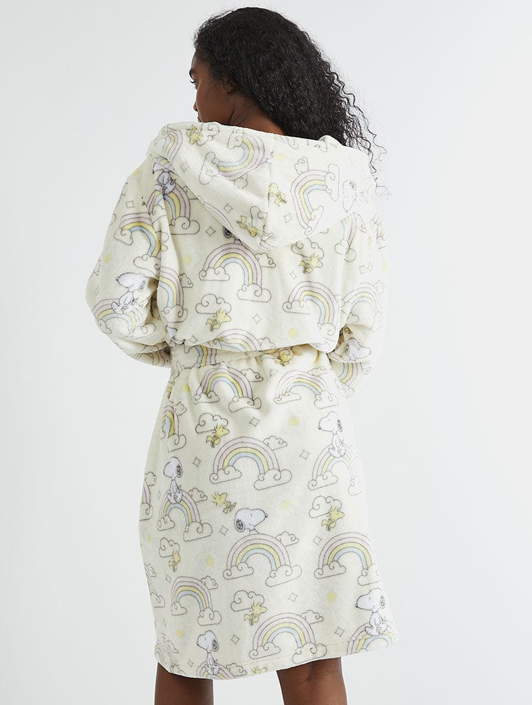 Peanuts x Skinnydip Snoopy Rainbow Print Dressing Gown Lingerie & Nightwear Skinnydip London