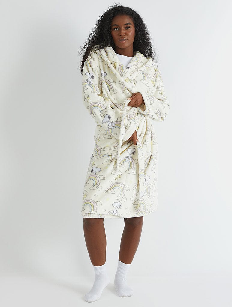 Peanuts x Skinnydip Snoopy Rainbow Print Dressing Gown Lingerie & Nightwear Skinnydip London