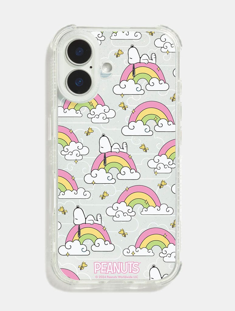Peanuts x Skinnydip Snoopy Rainbow Repeat Shock iPhone Case Phone Cases Skinnydip London