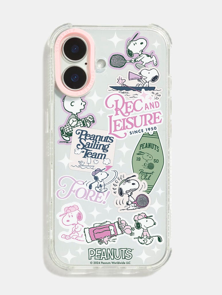 Peanuts x Skinnydip Snoopy Rec & Leisure Shock iPhone Case Phone Cases Skinnydip London