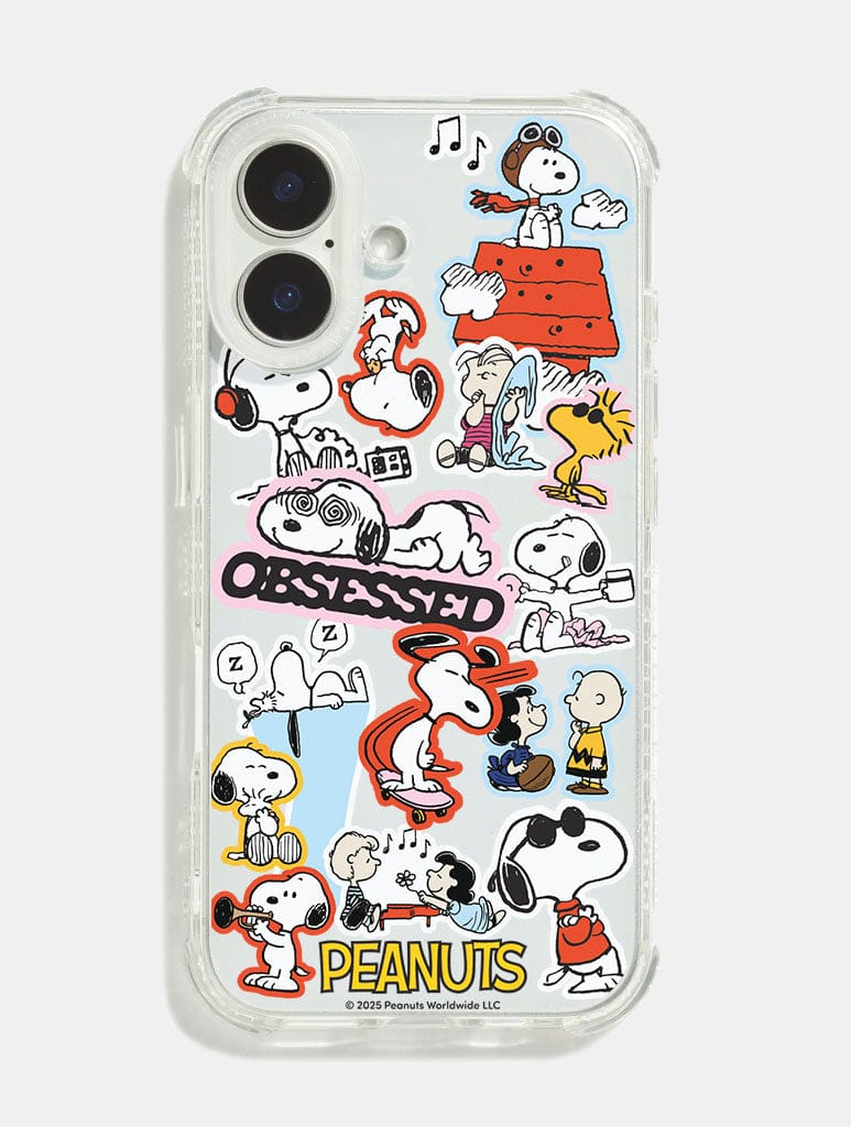 Peanuts x Skinnydip Snoopy Sticker Shock iPhone Case Phone Cases Skinnydip London