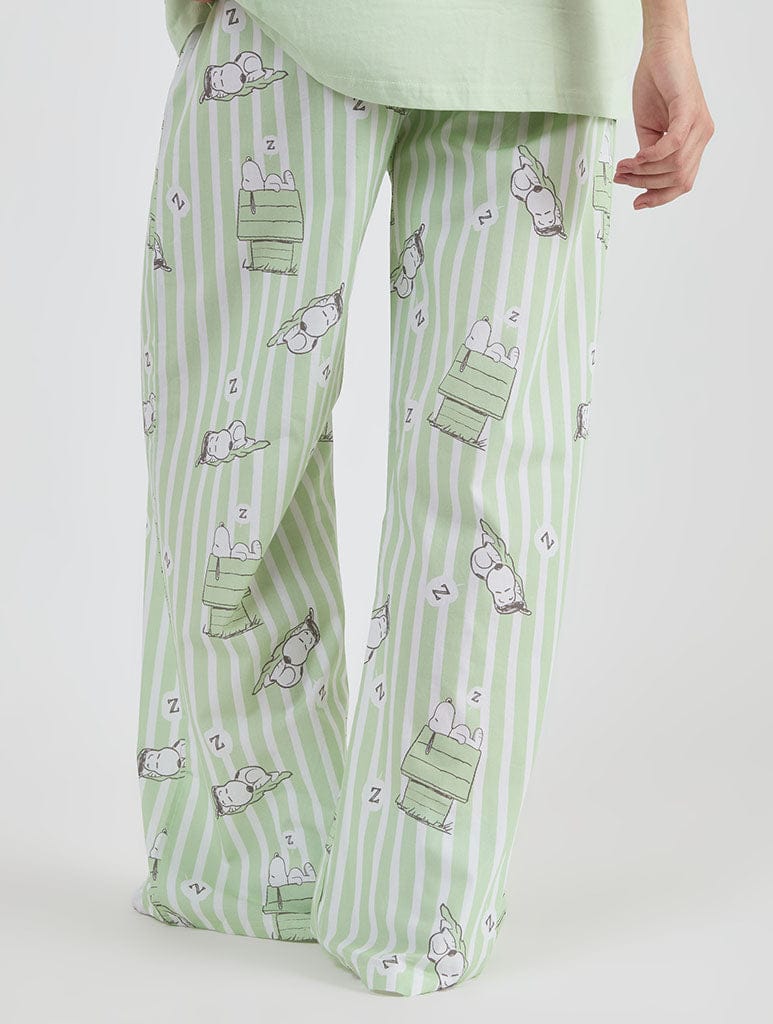 Peanuts x Skinnydip Snoopy Striped Pyjama Set Lingerie & Nightwear Skinnydip London