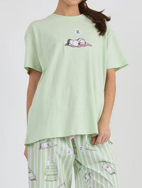 Peanuts x Skinnydip Snoopy Striped Pyjama Set Lingerie & Nightwear Skinnydip London