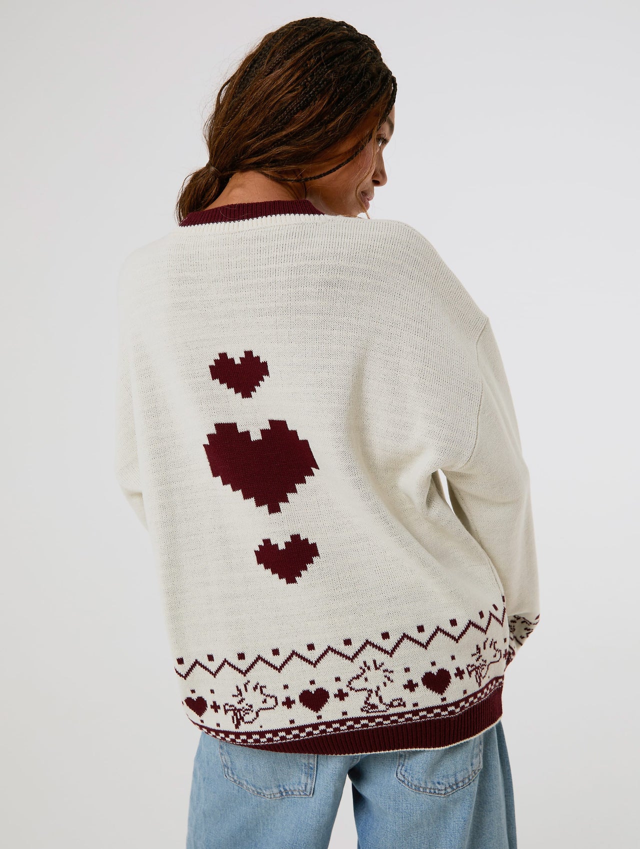 Peanuts x Skinnydip Snoopy Sweater Knitted Jumper Jumpers & Cardigans Skinnydip London