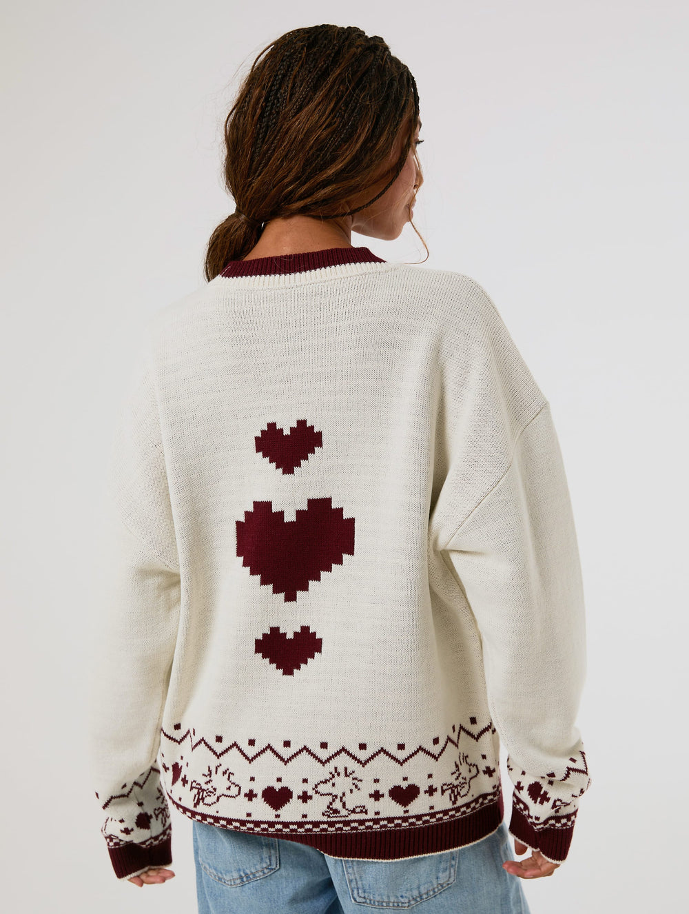 Peanuts x Skinnydip Snoopy Sweater Knitted Jumper Jumpers & Cardigans Skinnydip London