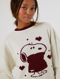 Peanuts x Skinnydip Snoopy Sweater Knitted Jumper Jumpers & Cardigans Skinnydip London