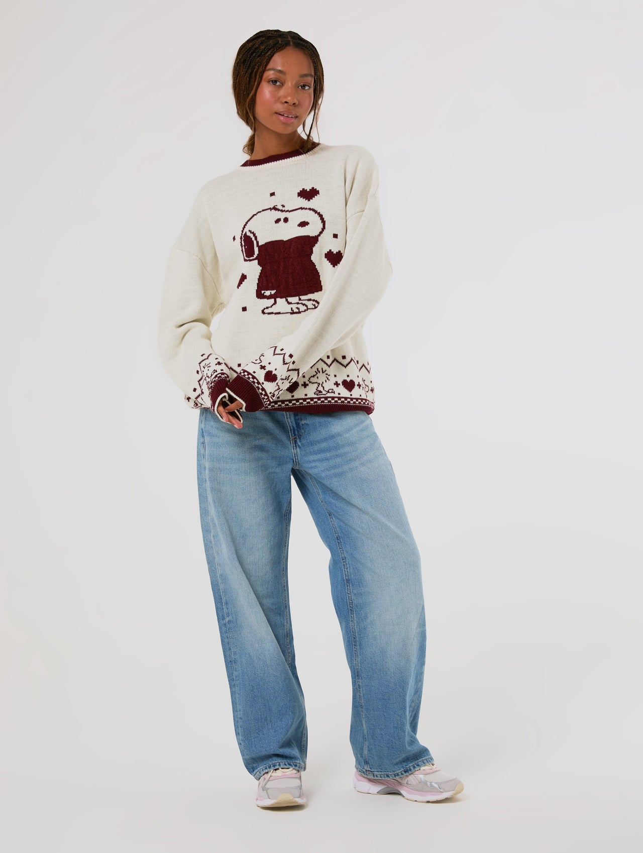 Peanuts x Skinnydip Snoopy Sweater Knitted Jumper Jumpers & Cardigans Skinnydip London