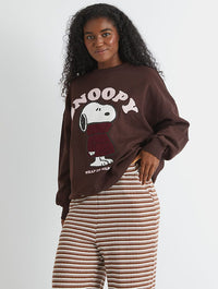 Peanuts x Skinnydip Snoopy Wrap Up Warm Sweatshirt Hoodies & Sweatshirts Skinnydip London