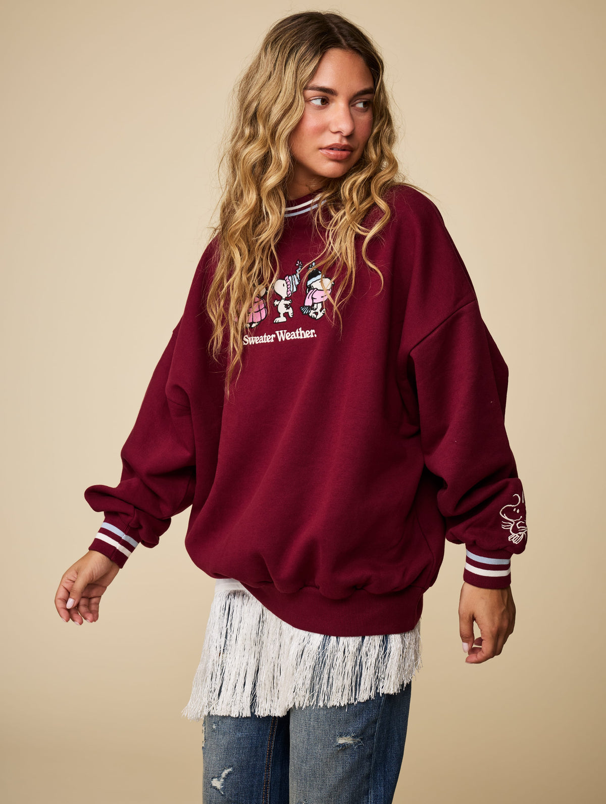Peanuts x Skinnydip Sweater Weather Sweatshirt Hoodies & Sweatshirts Skinnydip London