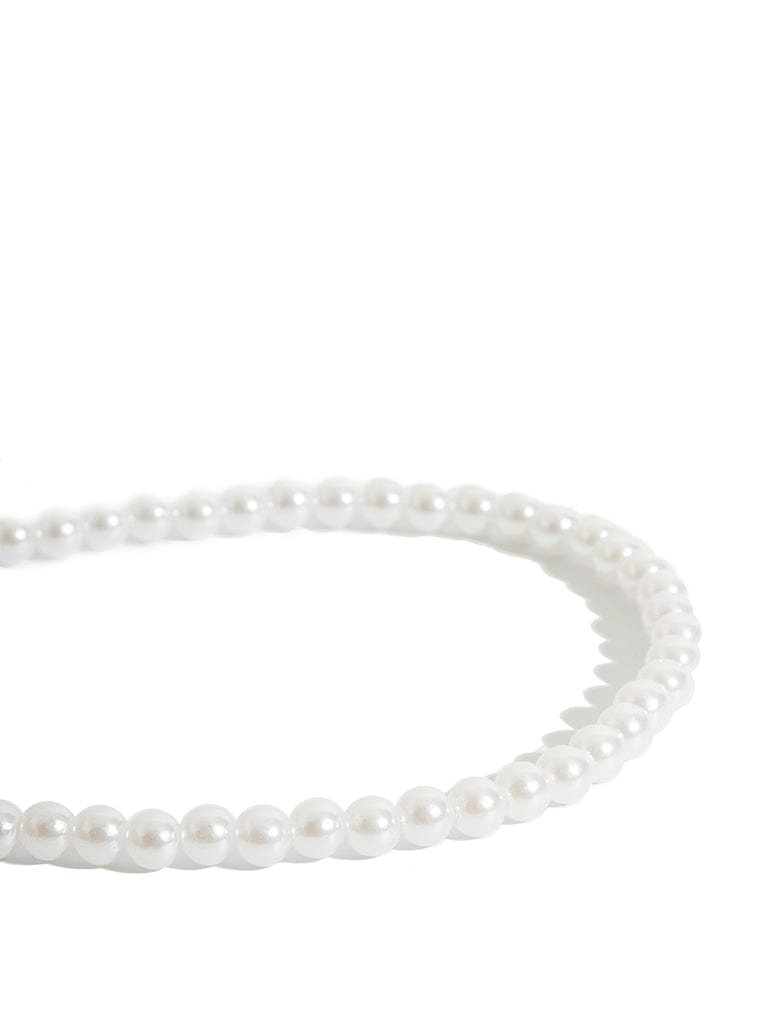 Pearl Beaded Phone Strap Phone Grips Custard London