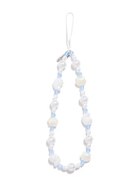 Pearly Shell Beaded Strap Phone Grips Custard London