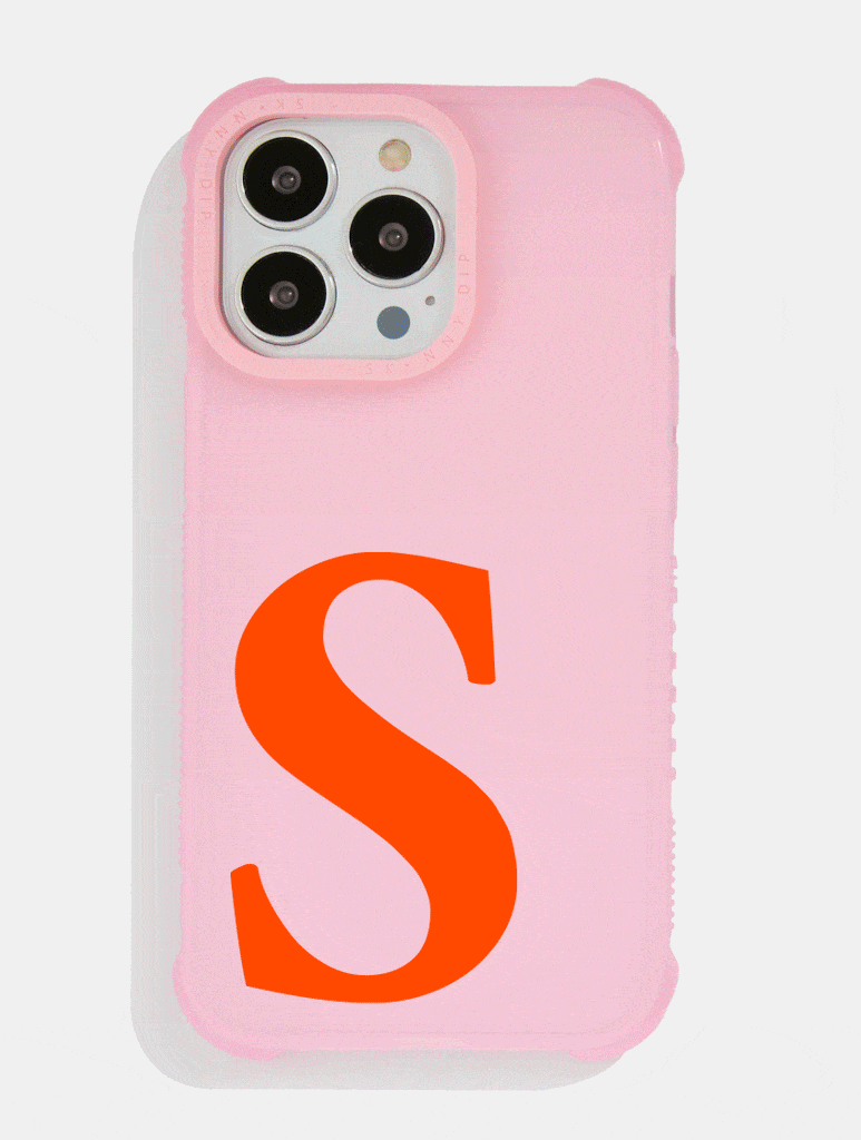 Personalised Pink Shock iPhone Case Phone Cases Skinnydip London
