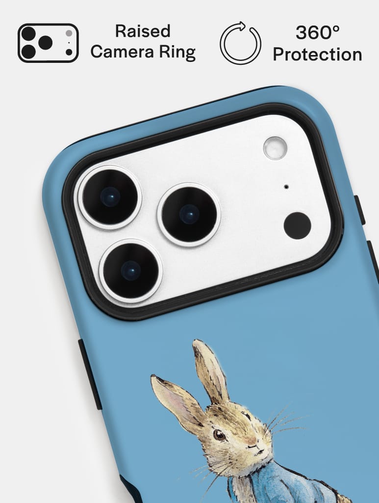 Peter Rabbit Blue Ultra Protective iPhone Case Phone Cases Skinnydip London