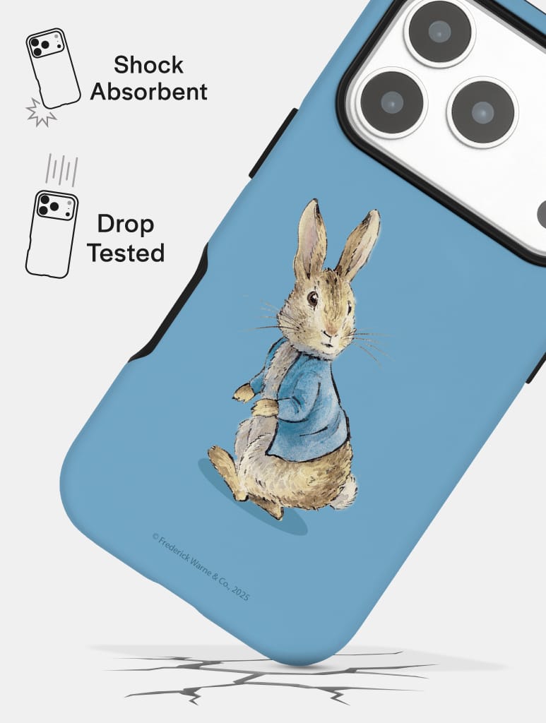 Peter Rabbit Blue Ultra Protective iPhone Case Phone Cases Skinnydip London