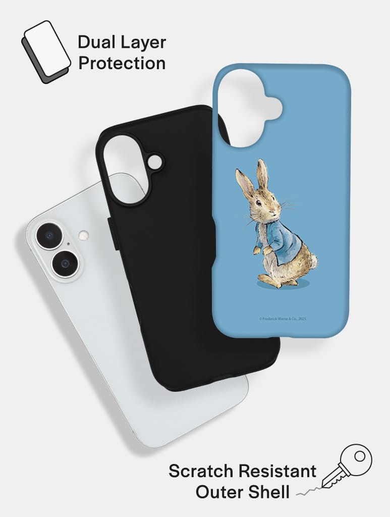 Peter Rabbit Blue Ultra Protective iPhone Case Phone Cases Skinnydip London