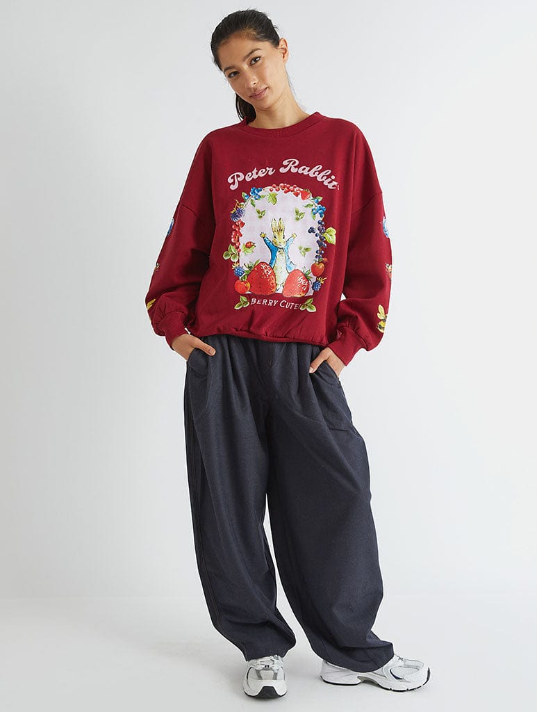 Peter Rabbit x Skinnydip Berry Cute Sweatshirt Hoodies & Sweatshirts Skinnydip London