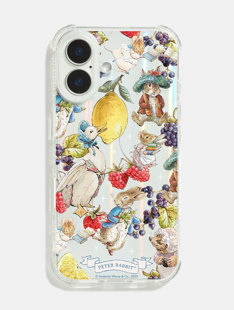 Peter Rabbit x Skinnydip Fruit And Friends Holo Shock iPhone Case Phone Cases Skinnydip London