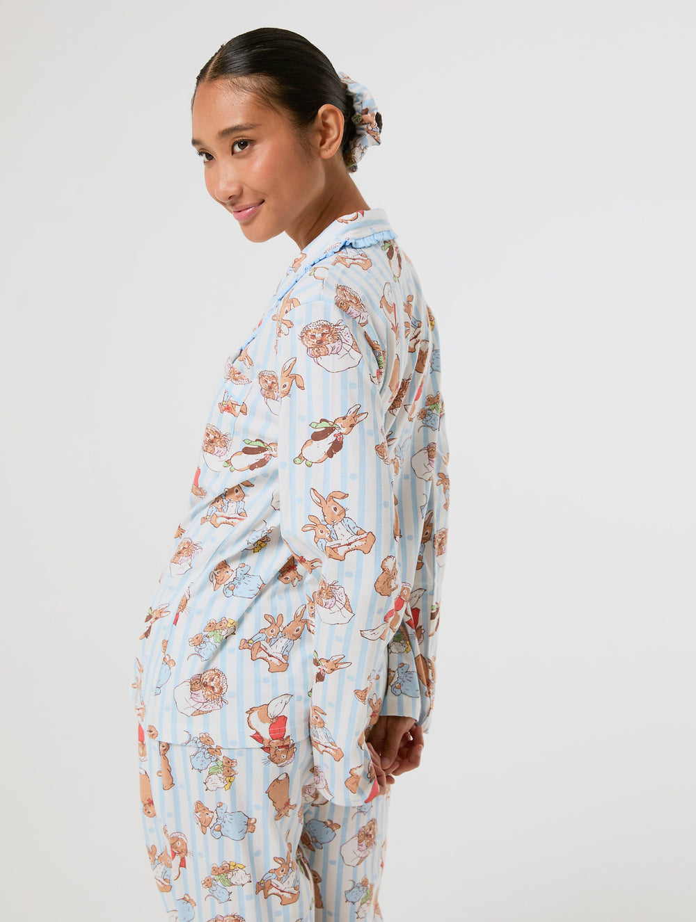 Peter Rabbit x Skinnydip Stripe Pyjama Set with Scrunchie Lingerie & Nightwear Skinnydip London