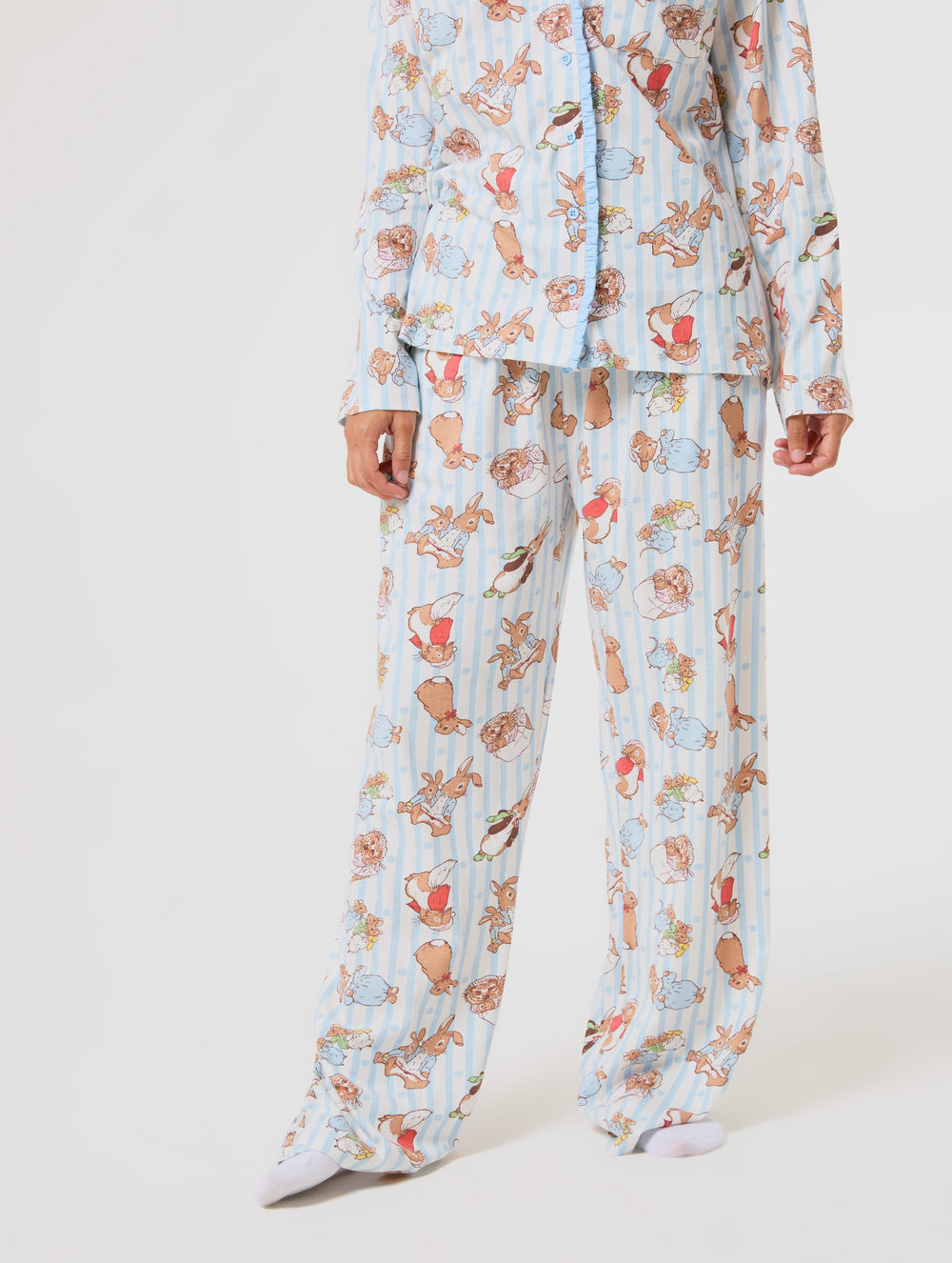 Peter Rabbit x Skinnydip Stripe Pyjama Set with Scrunchie Lingerie & Nightwear Skinnydip London