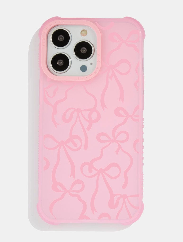 Pink Bows Shock iPhone Case Phone Cases Skinnydip London