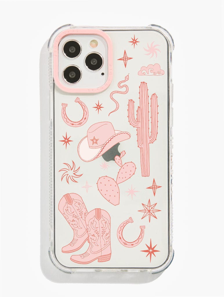Pink Cowgirl Shock iPhone Case Phone Cases Skinnydip London