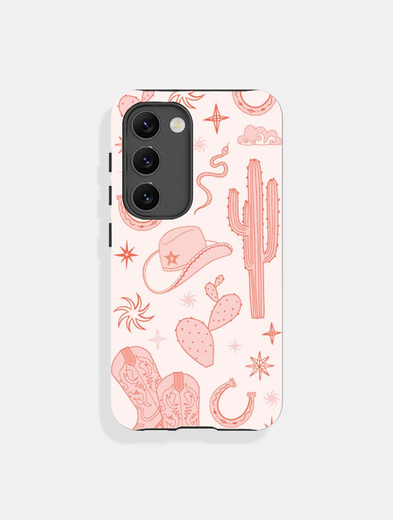 Pink Cowgirl Ultra Protective Android Case Android Cases Skinnydip London